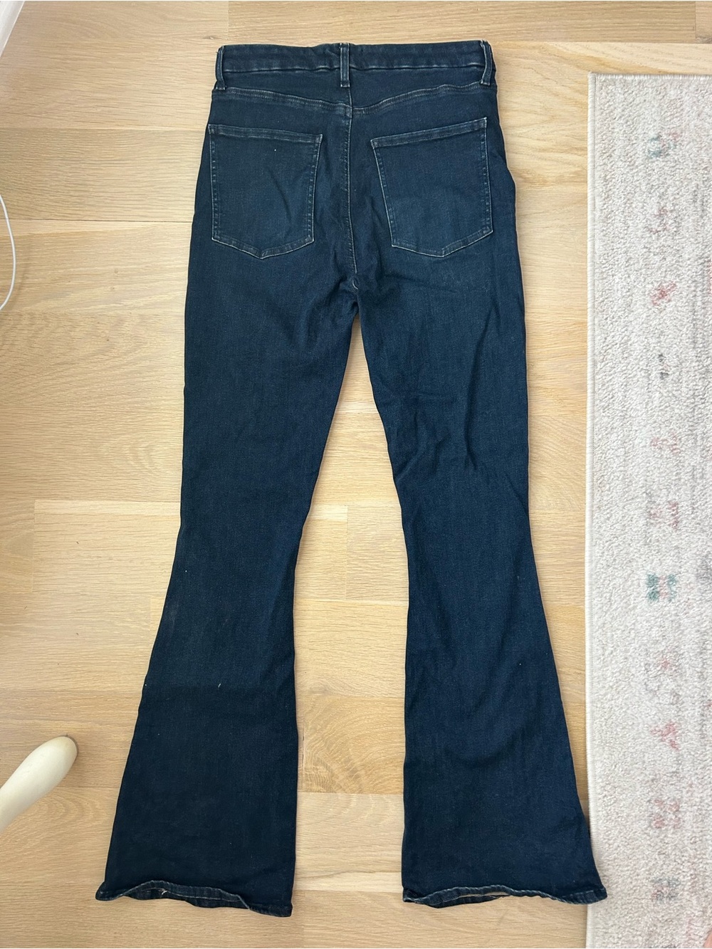 7 For All Mankind Dark Indigo - ultra high rise, skinny, boot cut